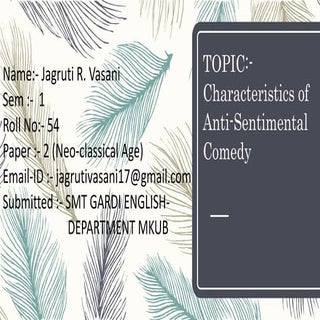 Neo - Classical Literature