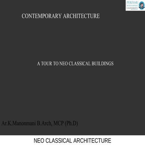 Neo classical architecture