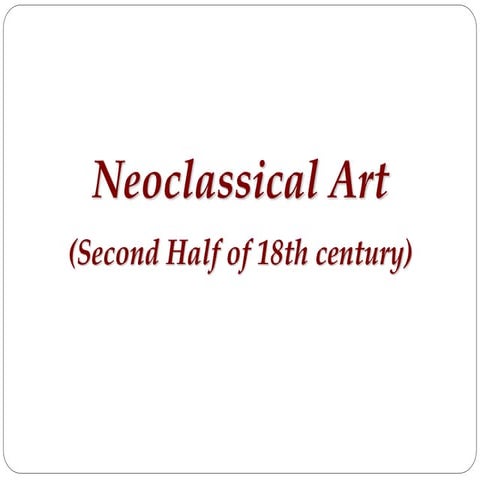 Neoclassical art