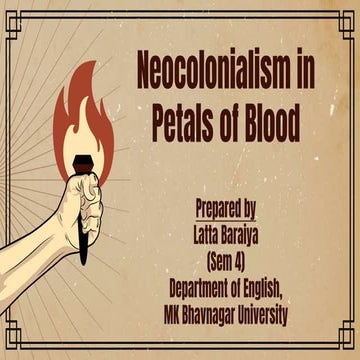 Neocolonialism in Petals of Blood 
