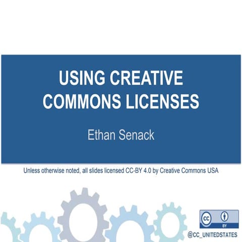 Copyright and CC 101 - NE OER Summit 2018