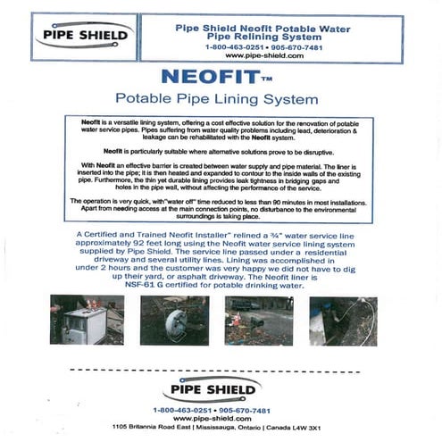 Neofit Information Sheet
