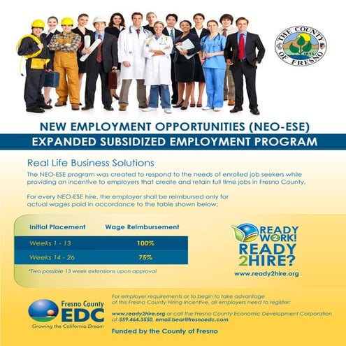 New Employment Opportunities Wage Reimbursement | PDF