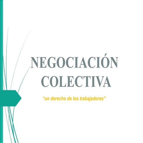Neogociacion colectiva 