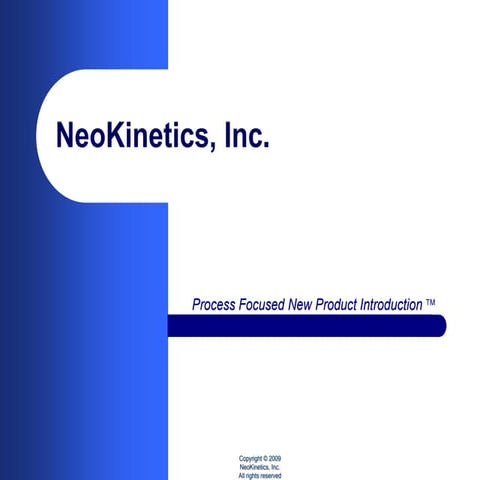 NeoKinetics Overview