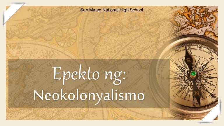 Epekto Ng Neokolonyalismo