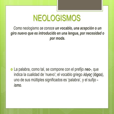 Neologismos