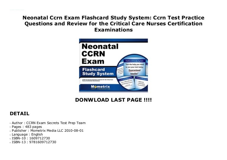 CCRN-Pediatric Testing Engine