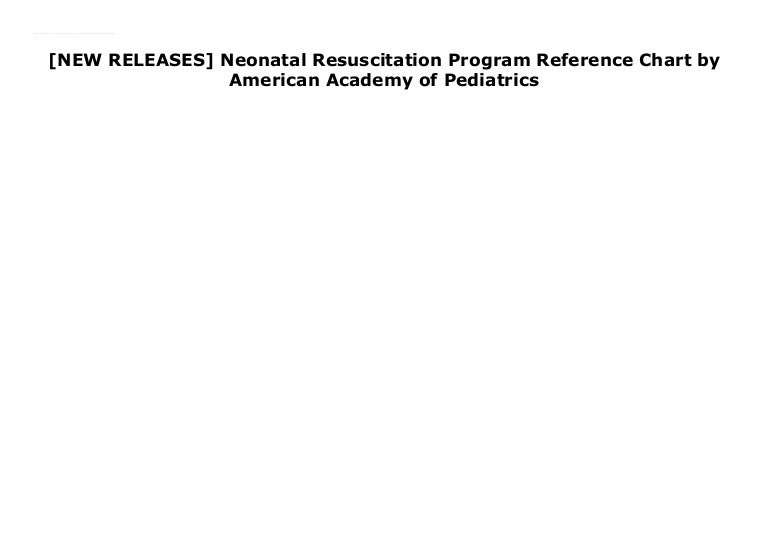 [NEW RELEASES] Neonatal Resuscitation Program Reference Chart by Am…
