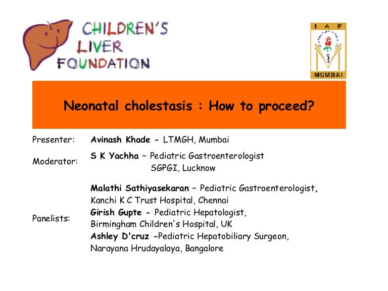 Neonatal cholestasis