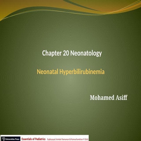 Neonatal hyperbilirubinemia pediatrics.pptx