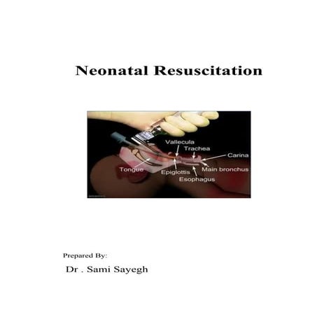 Neonatal resuccitation sami sayegh