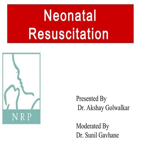 Neonatal resuscitation 2012 AG