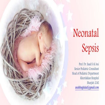 Neonatal sepsis