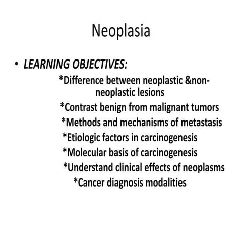 Neoplasia presentation  complete .ppt material