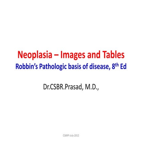 Neoplasia Robbin's path