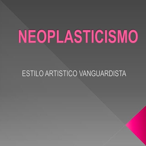 Neoplasticismo