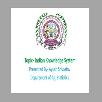 NATIONAL EDUCATION POLICY UNDER INDIAN KNOWLEDGE SYSTEM | PPTX