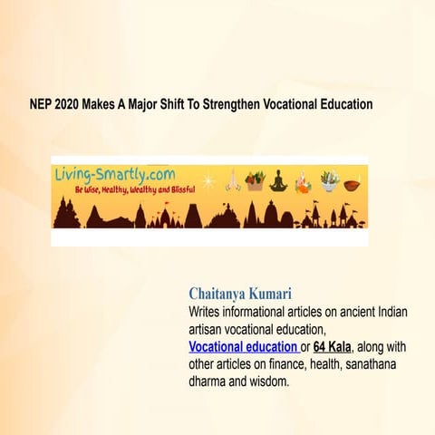 NEP 2020 Makes A Major Shift To Strengthen Vocational Education.pptx