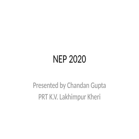 Comprehensive Guide to NEP 2020 for Holistic Child Development in ...