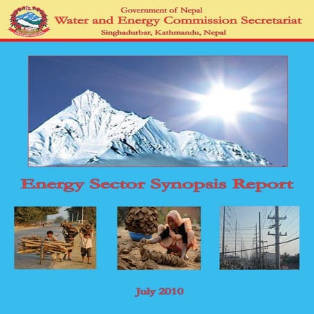 Nepal - energy sector synopsis report 2010- wecs