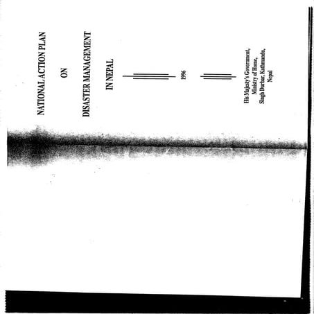 Nepal national actionplan_disastermanagement_1996