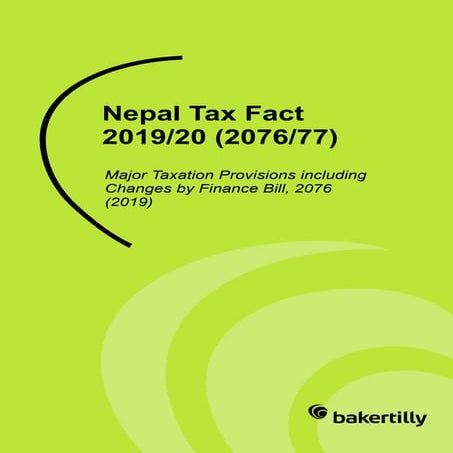 Nepal tax fact 2019 20