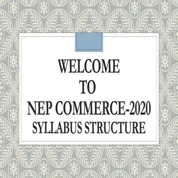NEP Commerce-1new syllabus....commerce.pptx