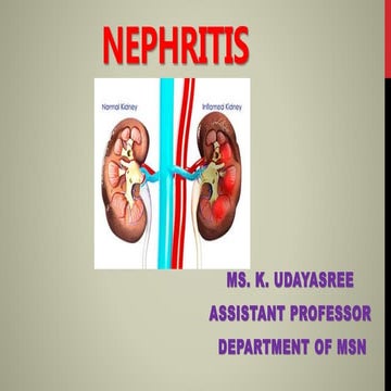 Nephritis medical surgical nursing .pptx