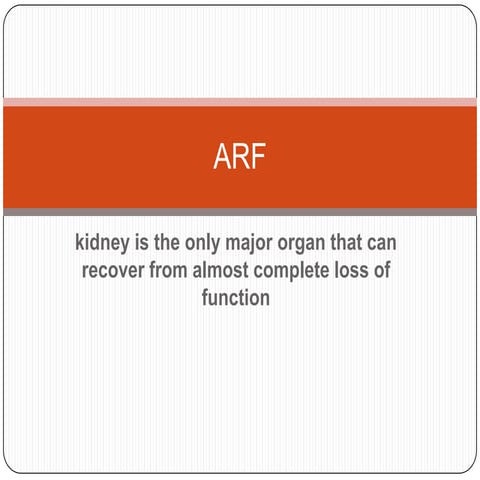 Acute Renal Failure