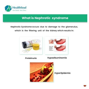 Kidney tubular disease nephrotic syndrome