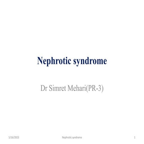 Nephrotic syndrome sim.pptx