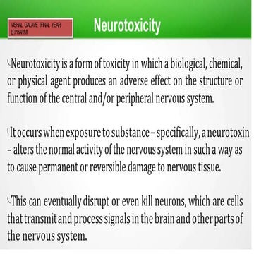  neurotoxicity 