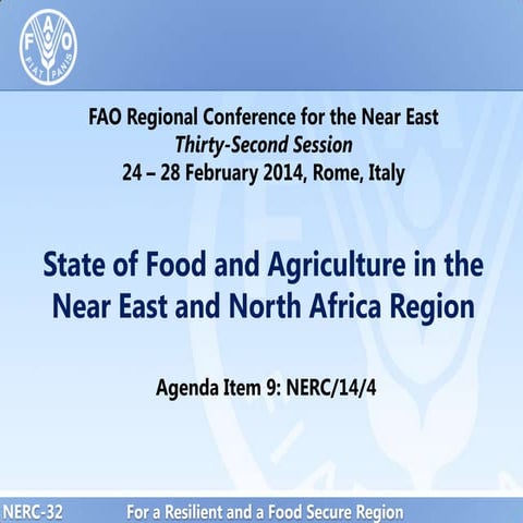 State of Food and Agriculture in the Near East and North Africa Region ...