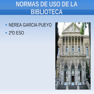 Normas de la biblioteca