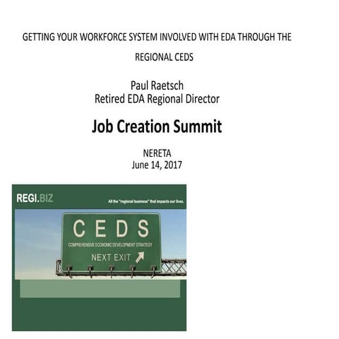 Nereta 2017 ceds presention summit