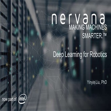 Deep Learning for Robotics