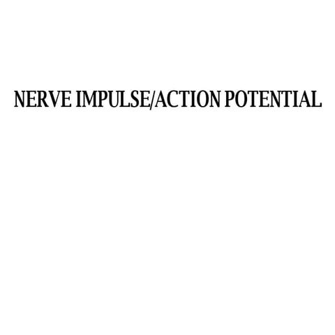 Nerve Impulse 