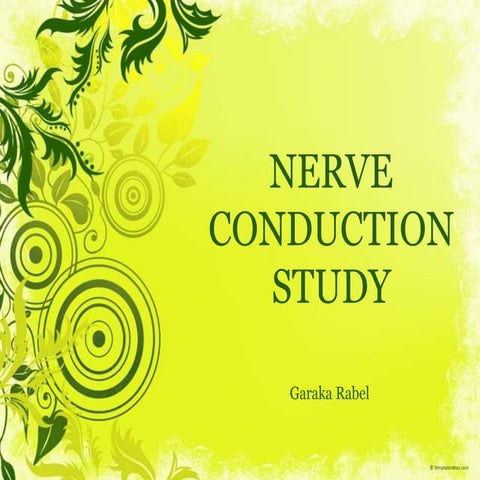 Nerve conduction study