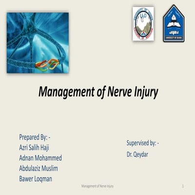 Management of Nerve Injury