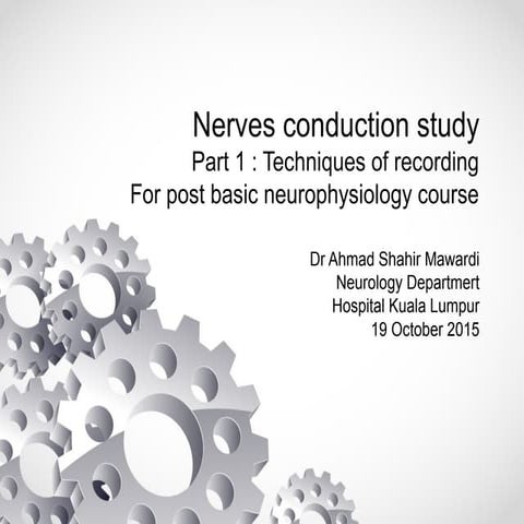 Nerves conduction study