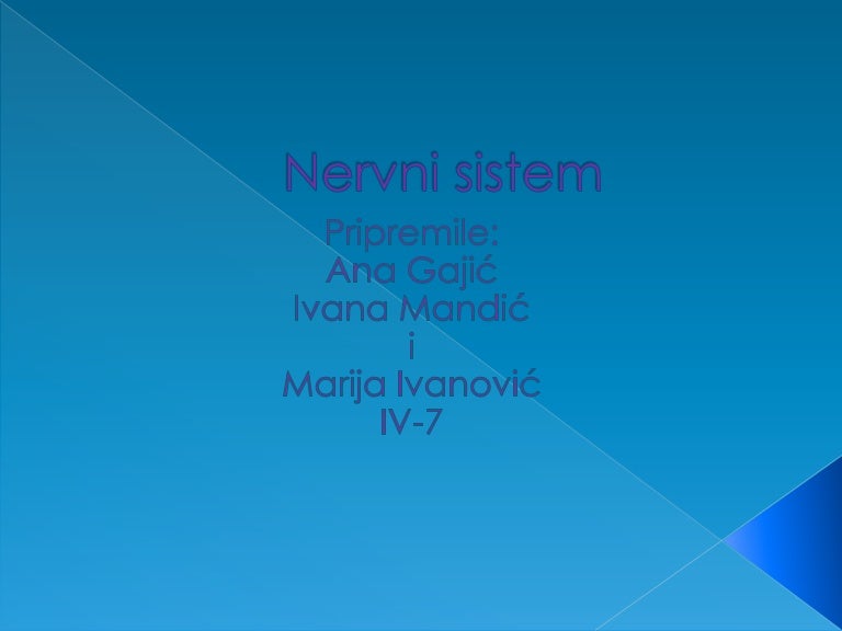 Nervni sistem