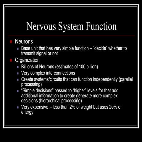 Nervous system