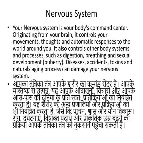 Nervous System human biology in detail.pptx