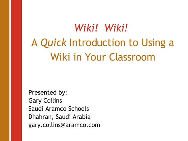 NESA_Wiki_Presentation
