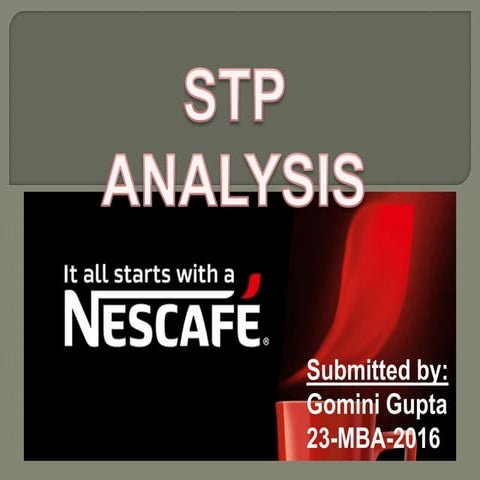 Nescafe 2014 ad stp analysis