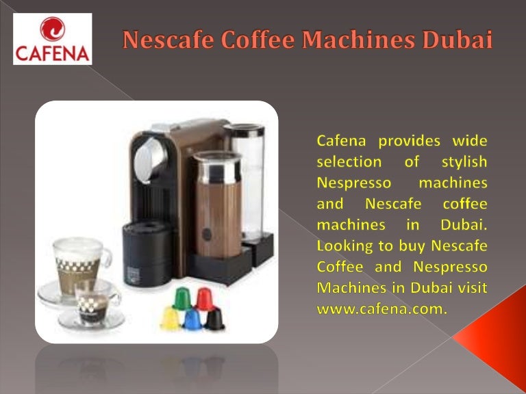 Nescafe Coffee Machines Dubai
