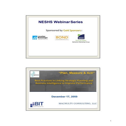 Neshs Webinar 12 17 2009 Presentation Handout