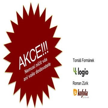 Nesmyslné promoakce - Retail Summit 2016