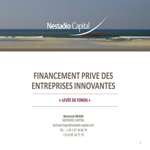 Financer votre projet de startup - Lever des fonds auprès de fonds d'investissement